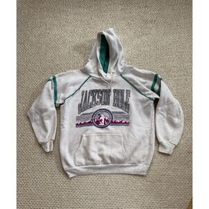 Vintage 1991 90's Jackson Hole Ski Sweatshirt Thrasher XL Hoodie Snowboard